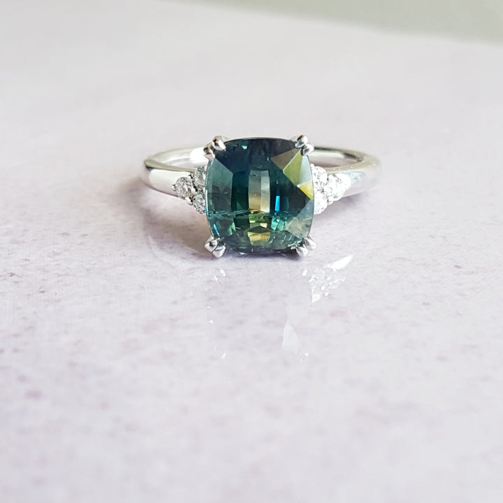Classy Montana Sapphire Ring