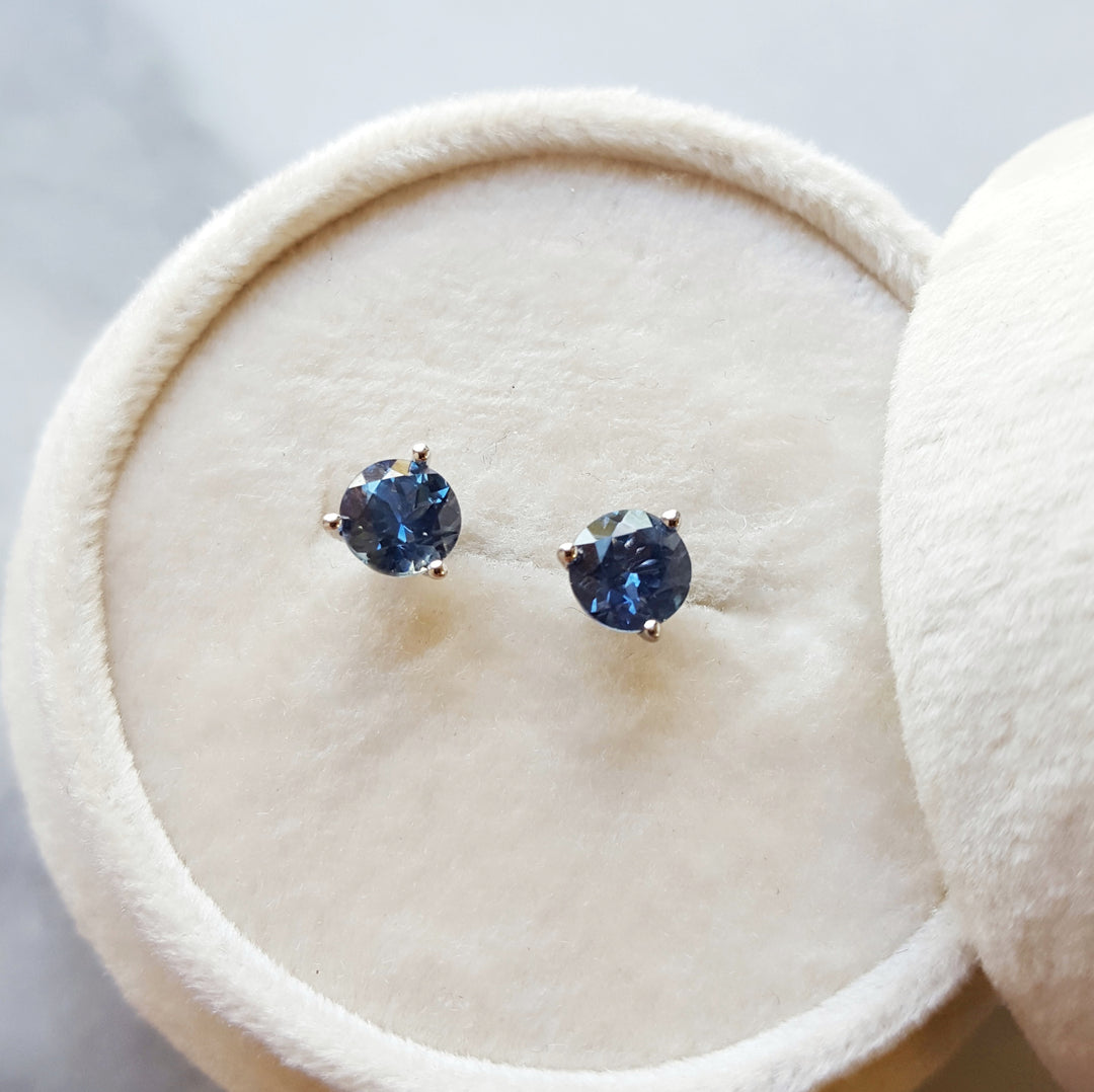 Montana Sapphire Studs