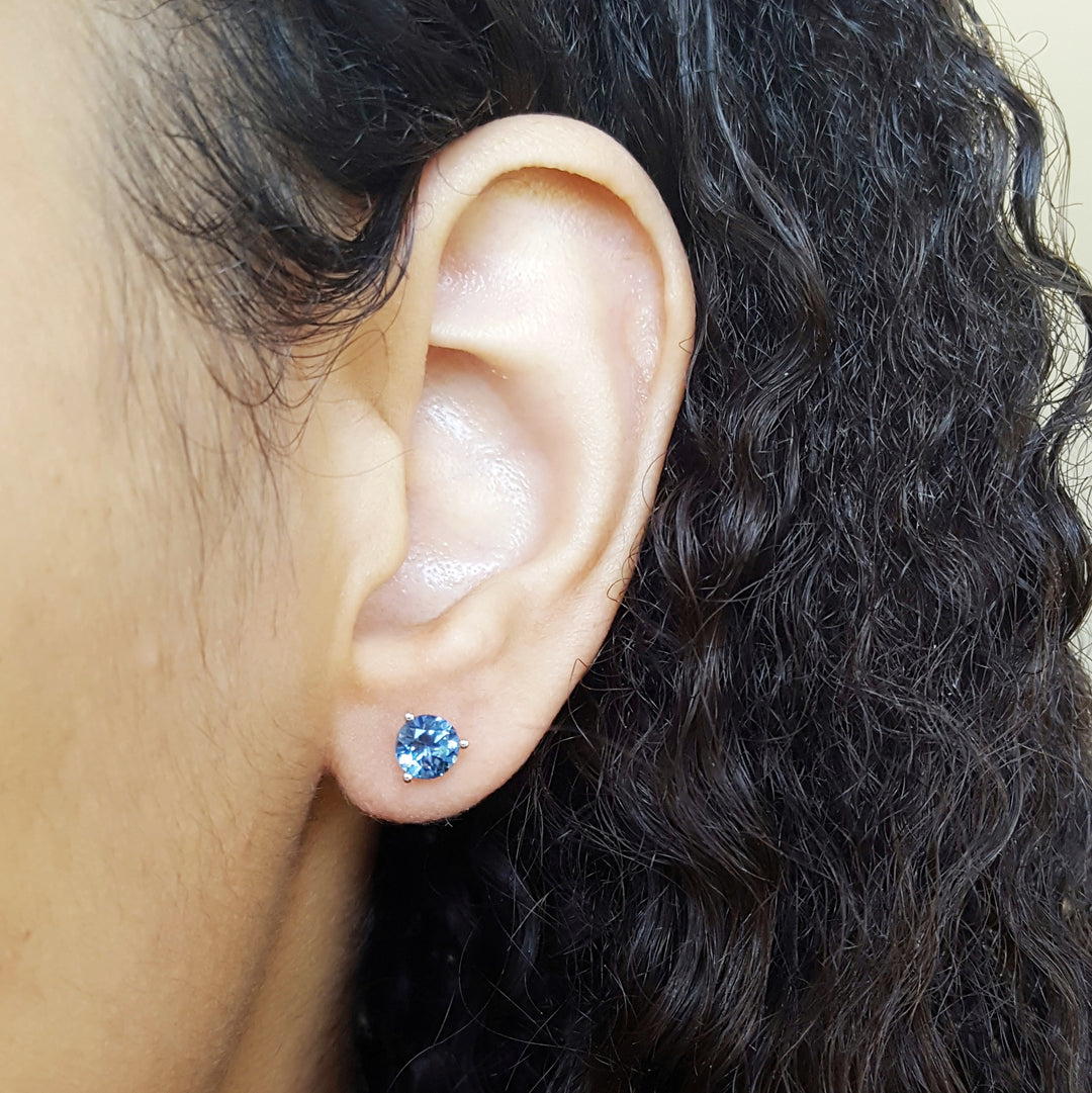 Montana Sapphire Studs