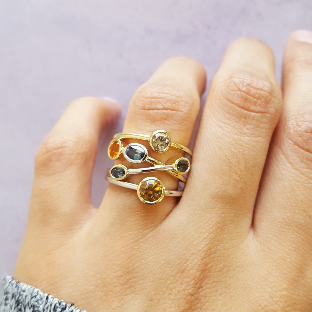 Custom Sapphire Engagement Ring
