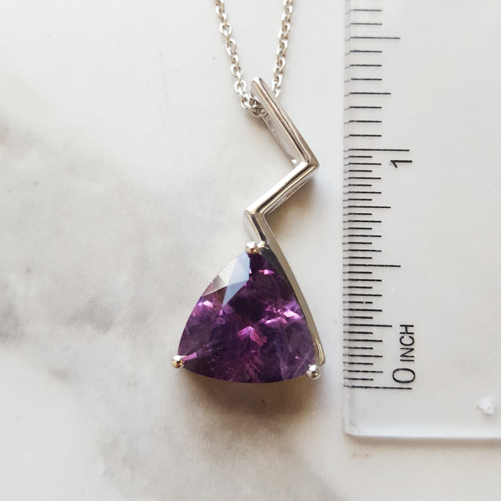 Amethyst Lightning Pendant