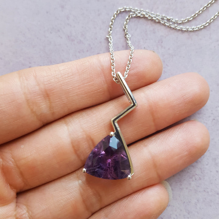 Amethyst Lightning Pendant
