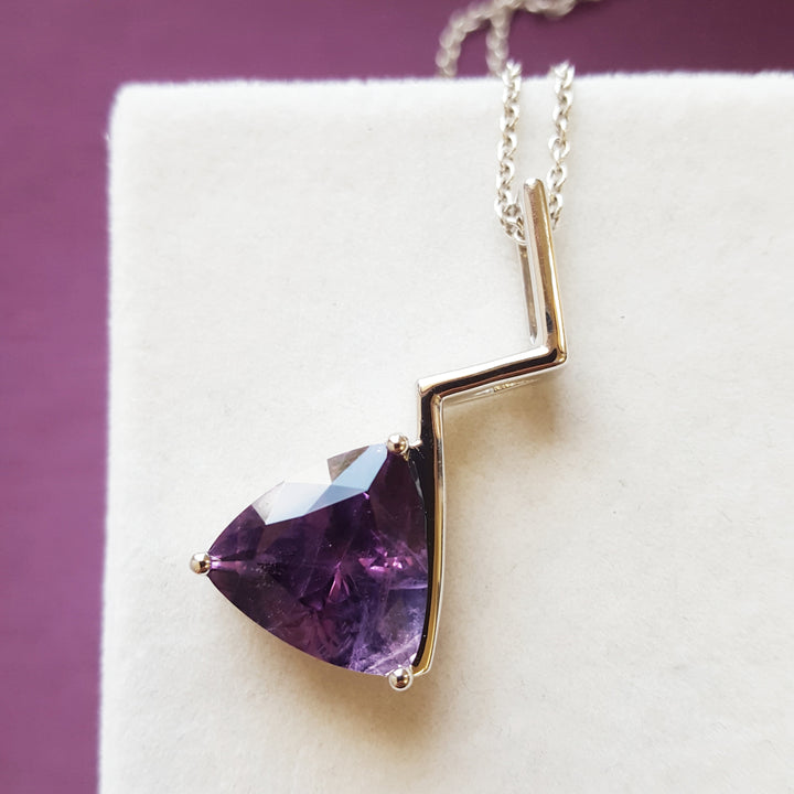 Amethyst Lightning Pendant