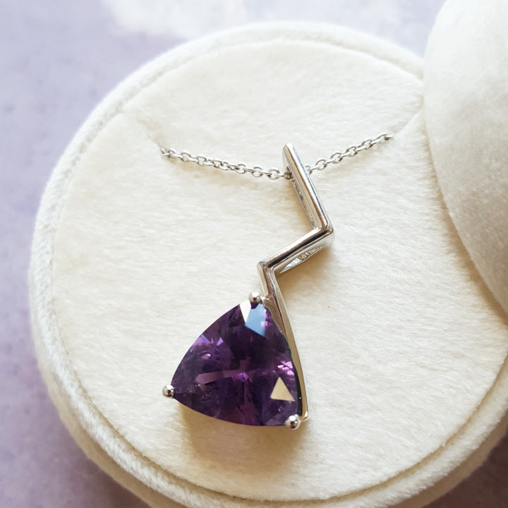 Amethyst Lightning Pendant
