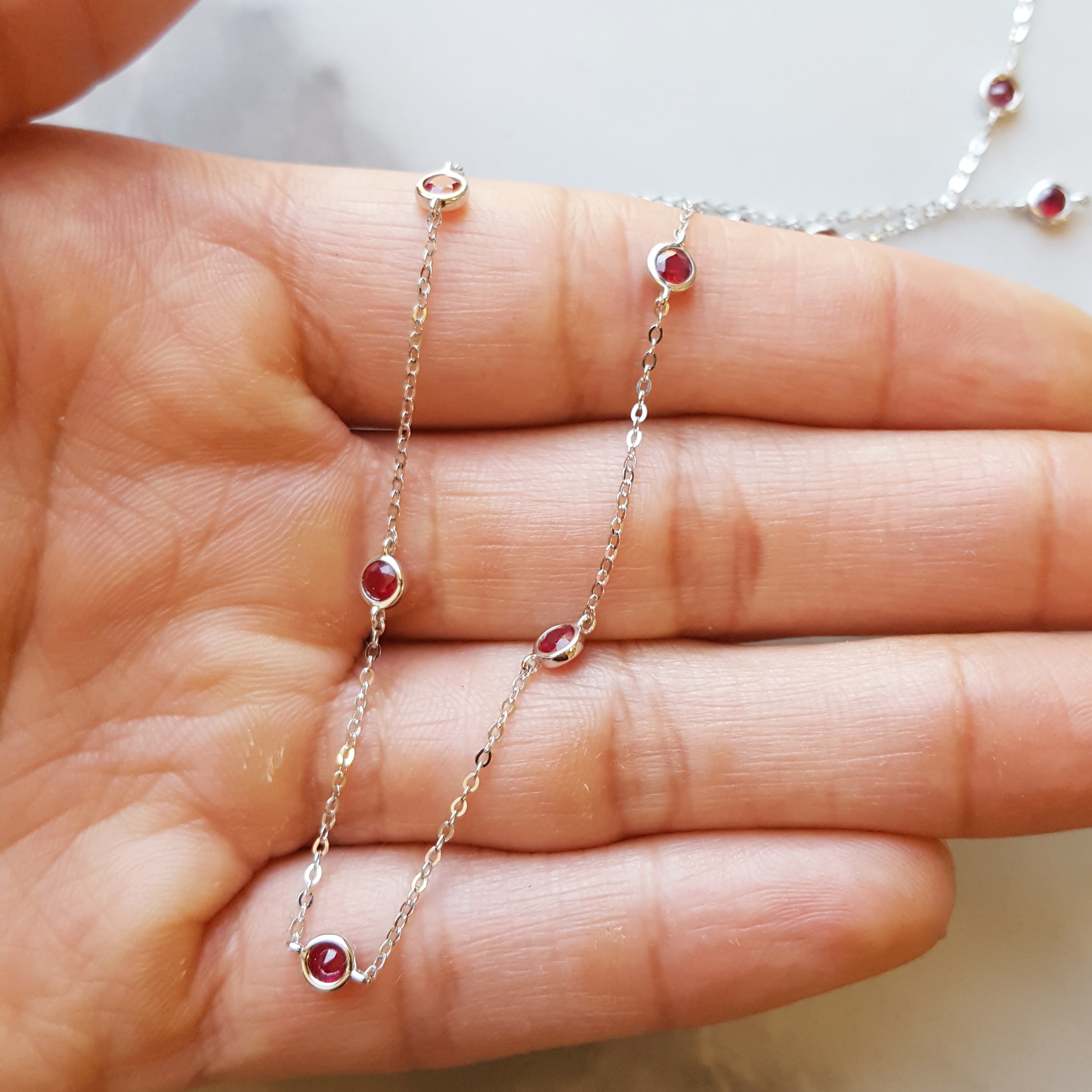 Ruby Station Necklace – Sami Fine Jewelry
