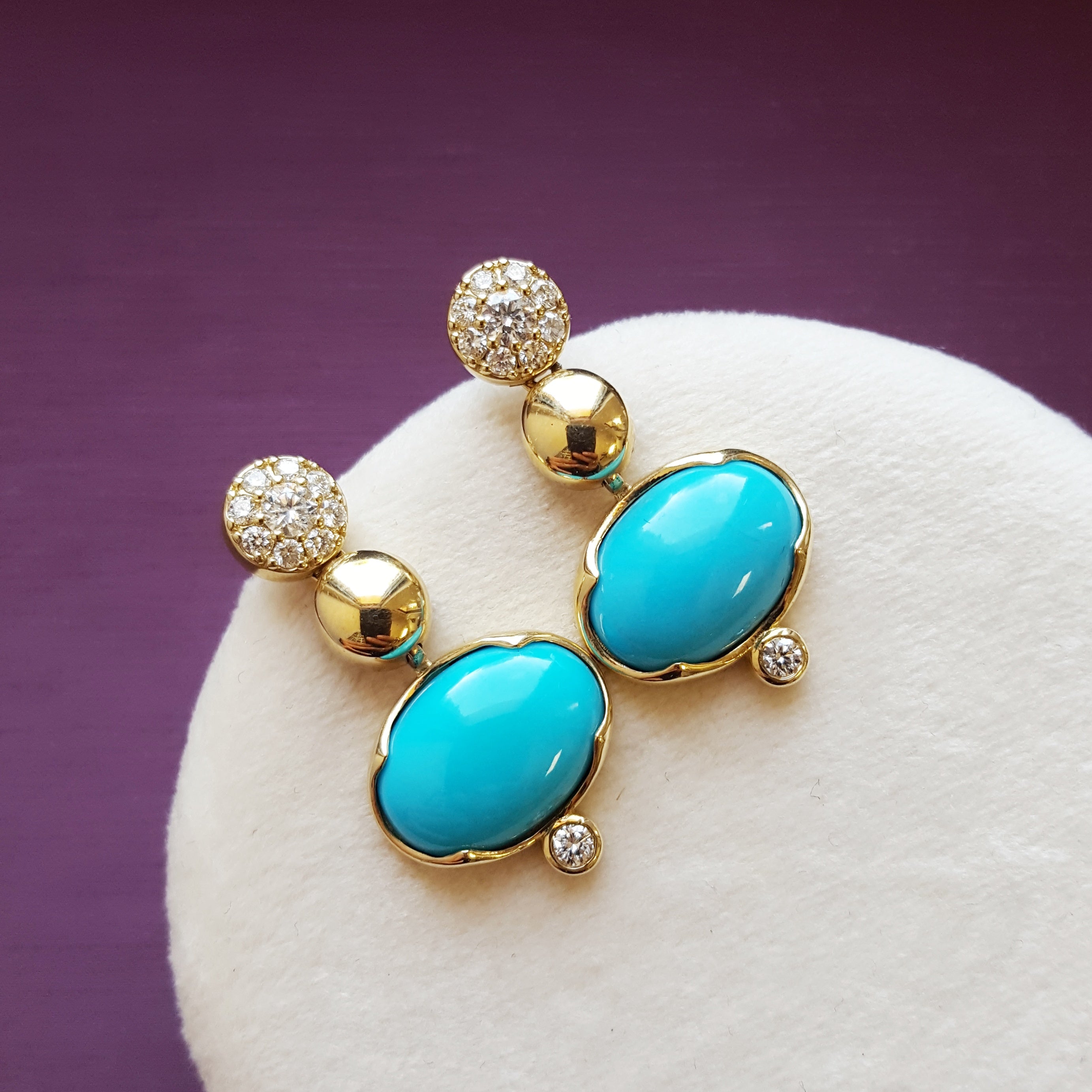 Tourquoise earrings sales