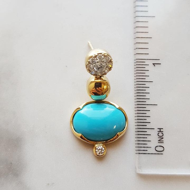 Bold Turquoise Earrings