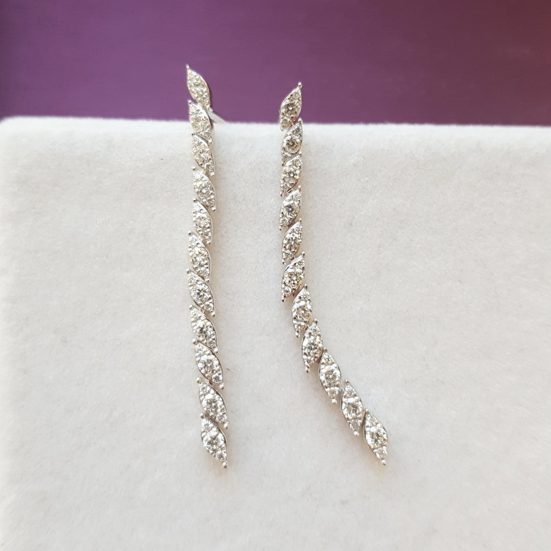 Moving Marquise Diamond Dangles