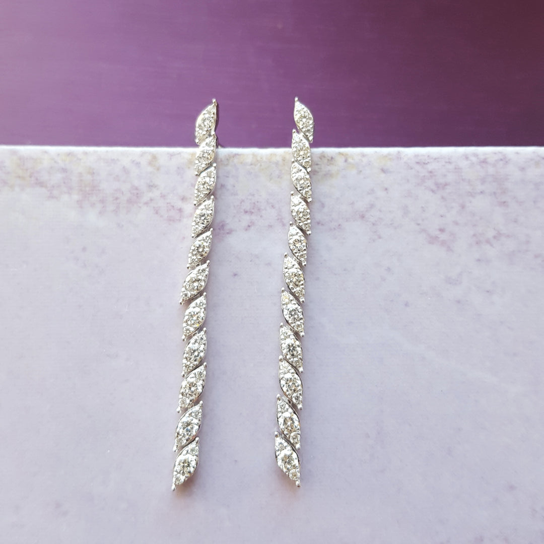 Moving Marquise Diamond Dangles