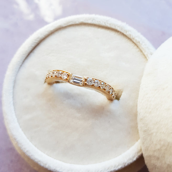 Medieval Accent Yellow Gold Ring Enhancer