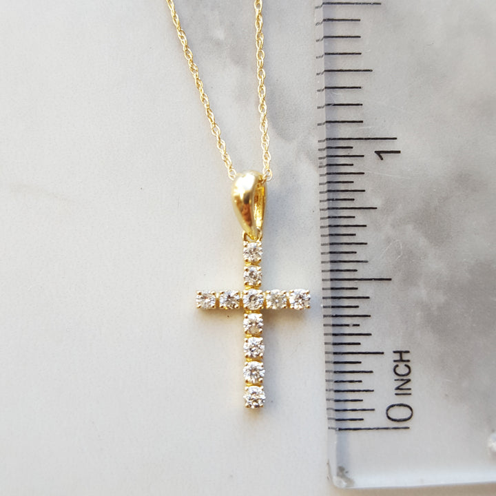 Classic Sparkle Diamond Cross