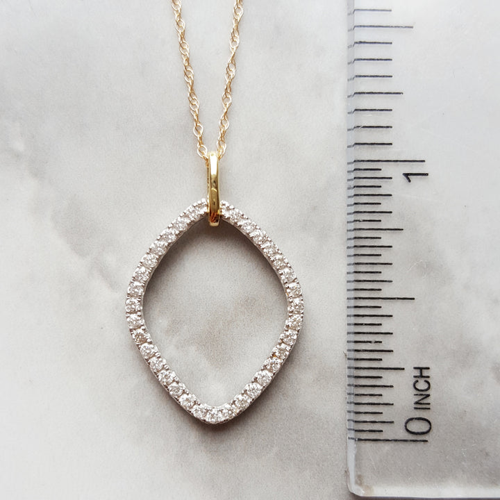 Simply Organic Diamond Pendant