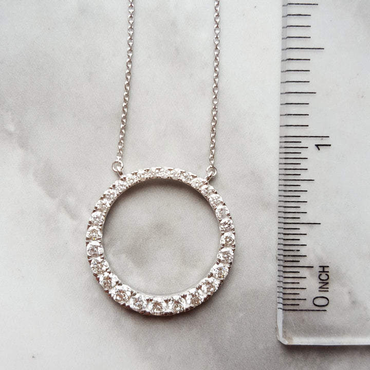 Elegant Graduating Diamond Necklace