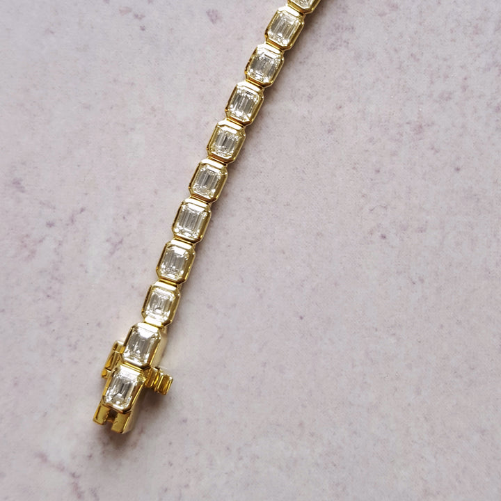 Diamond Bezel Tennis Bracelet