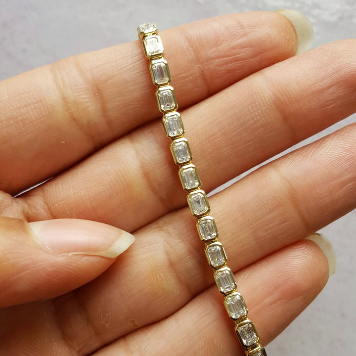 Diamond Bezel Tennis Bracelet