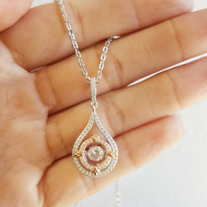 Vintage Dancing Gem Pendant