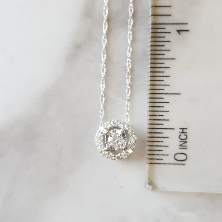 Diamond Halo Essential Pendant