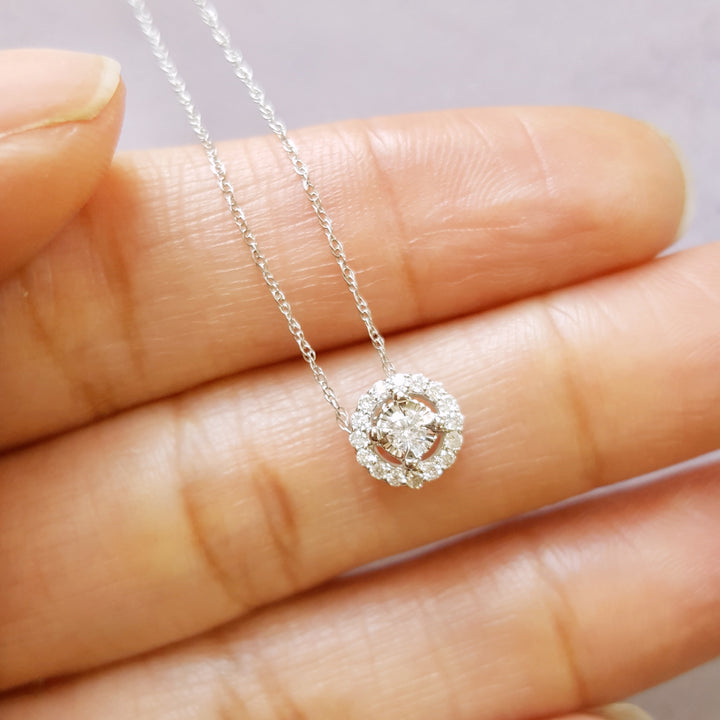 Diamond Halo Essential Pendant