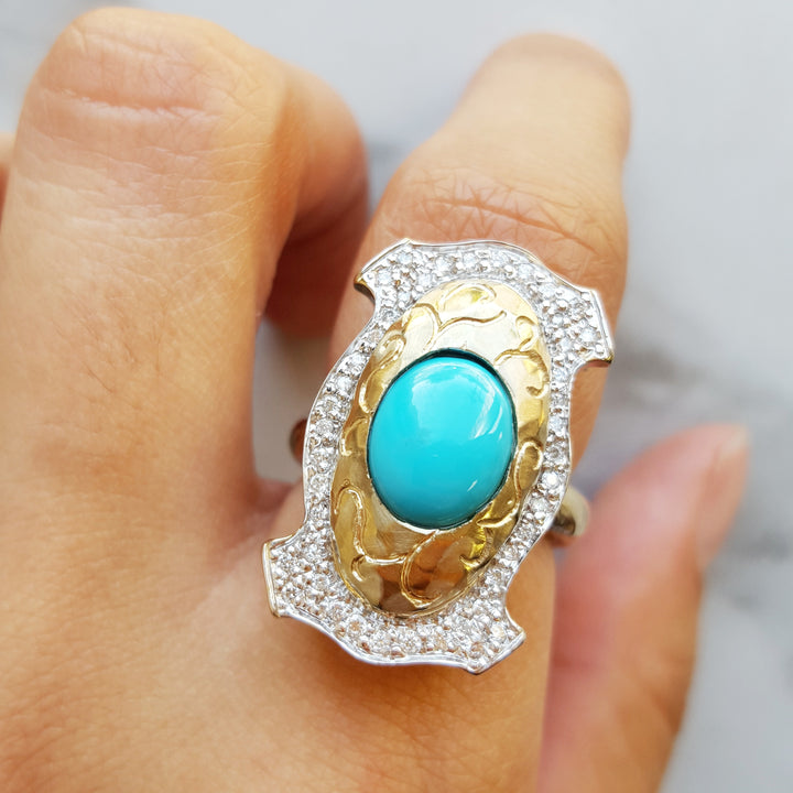 Southwestern Luxury Turquoise Ring