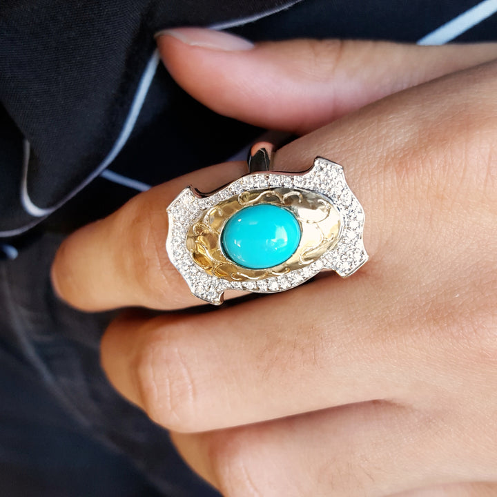 Southwestern Luxury Turquoise Ring