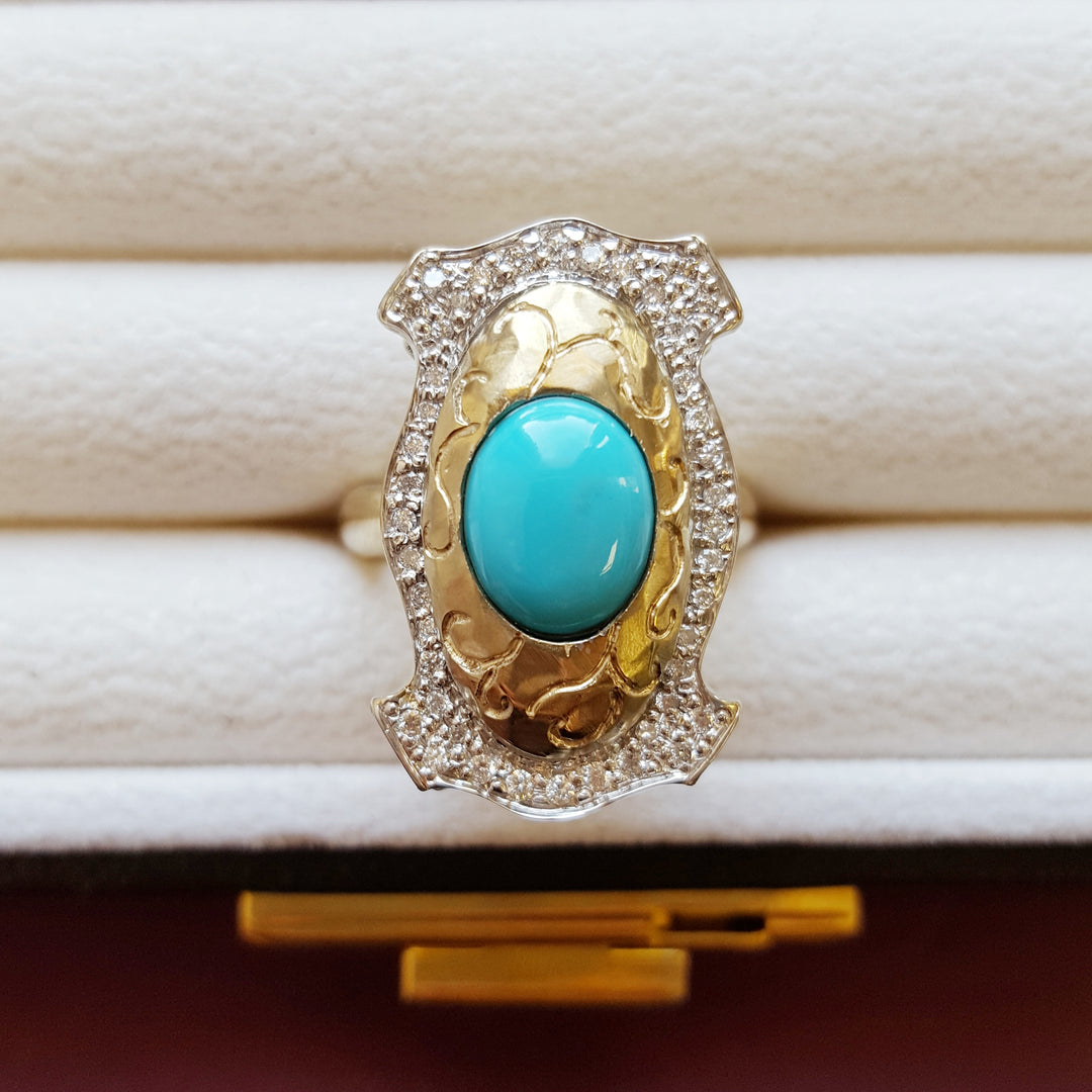 Southwestern Luxury Turquoise Ring