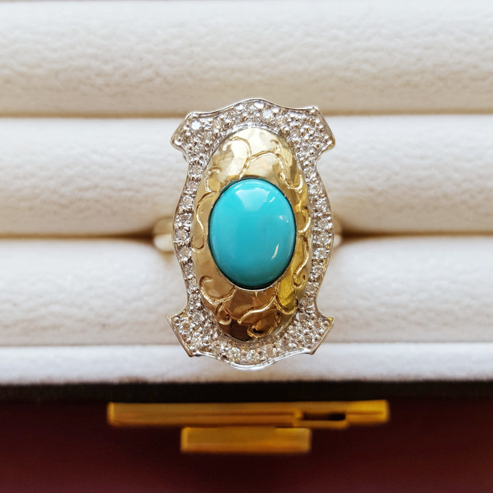 Southwestern Luxury Turquoise Ring