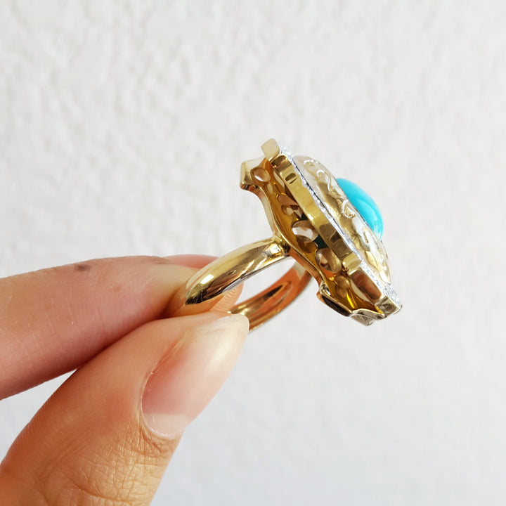 Southwestern Luxury Turquoise Ring