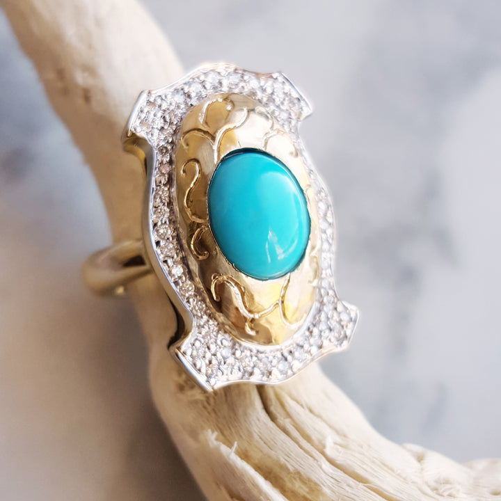 Southwestern Luxury Turquoise Ring