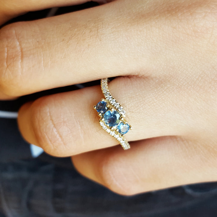 Time Warp Montana Sapphire Ring