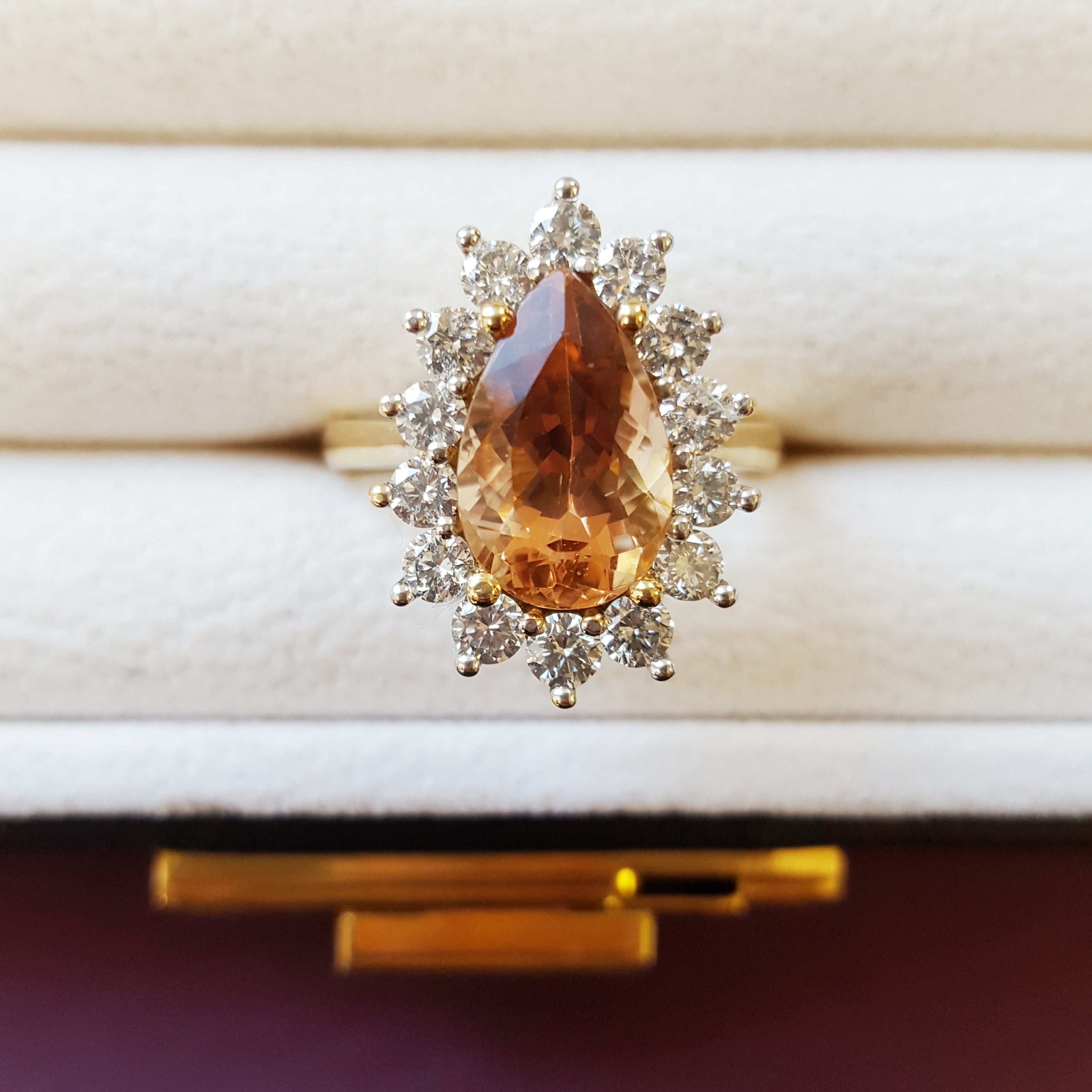 Elegant Imperial Topaz Ring – Sami Fine Jewelry