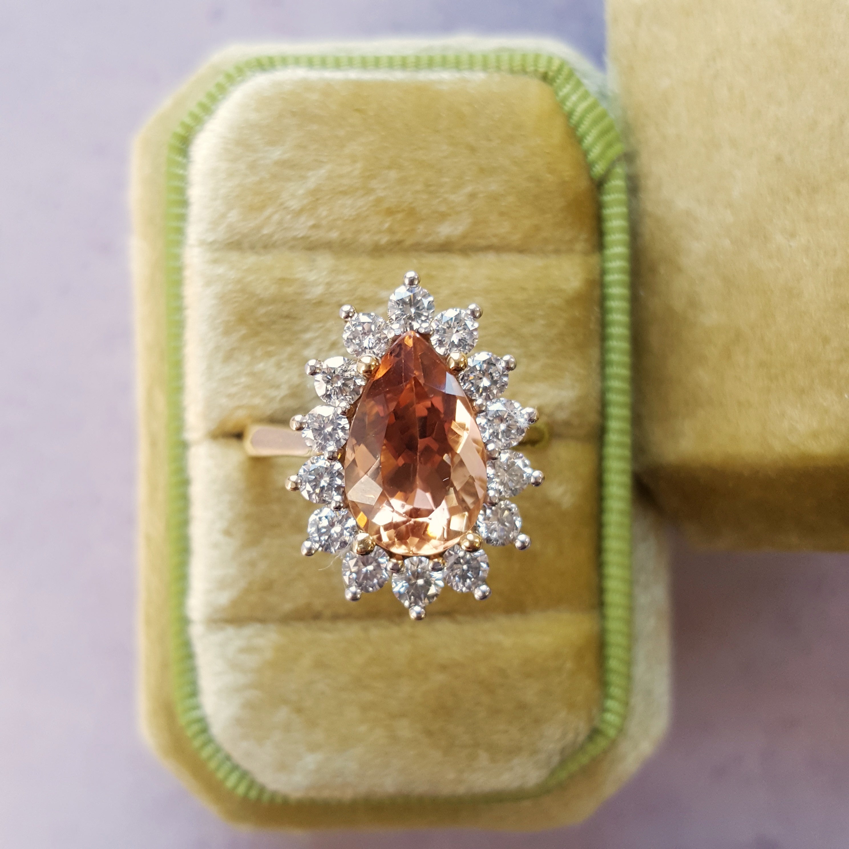 Elegant Imperial Topaz Ring – Sami Fine Jewelry