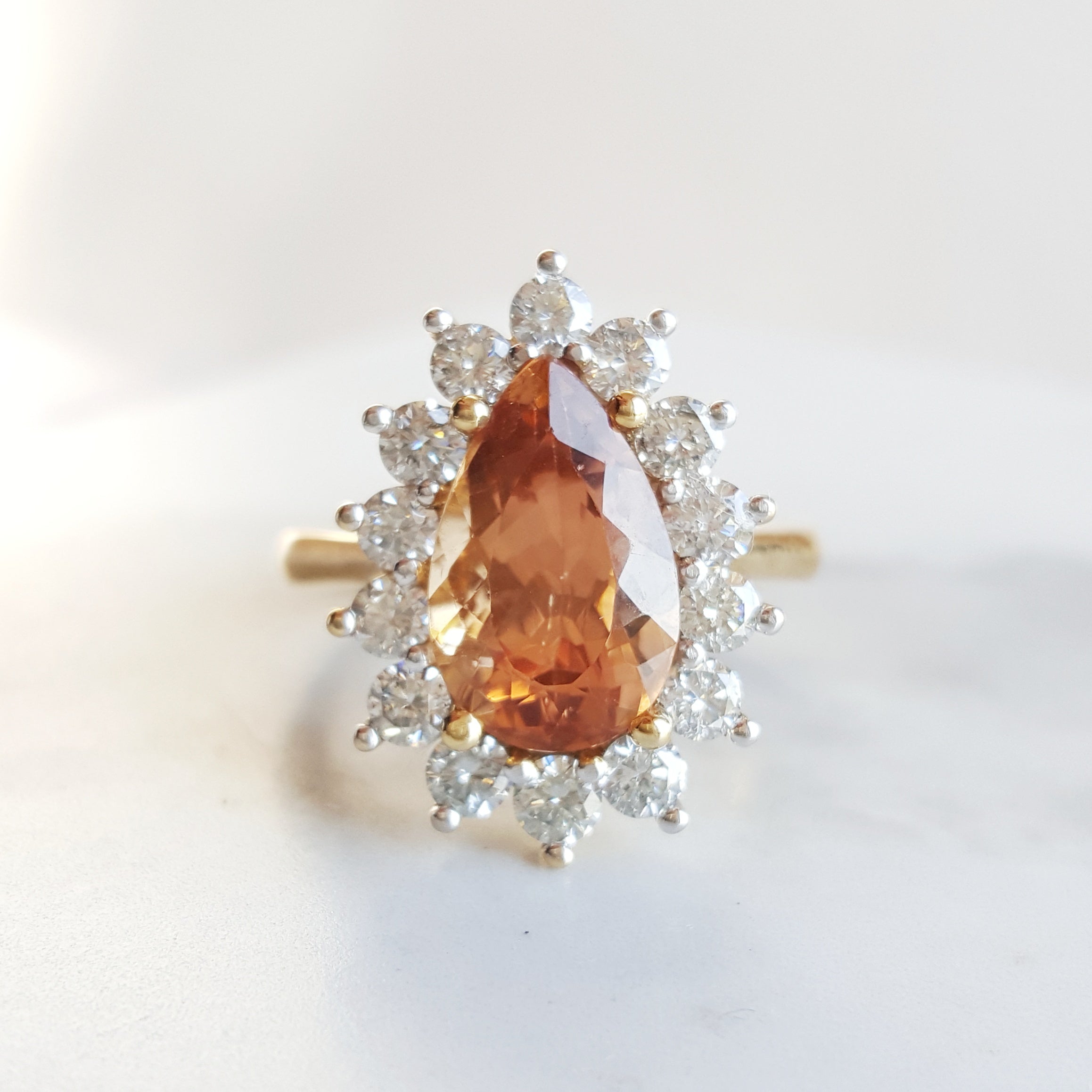 Elegant Imperial Topaz Ring – Sami Fine Jewelry
