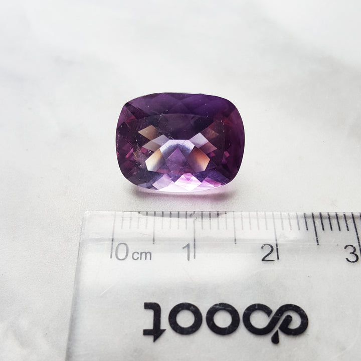 Elongated Cushion Cut Vintage Arizona Amethyst Gem