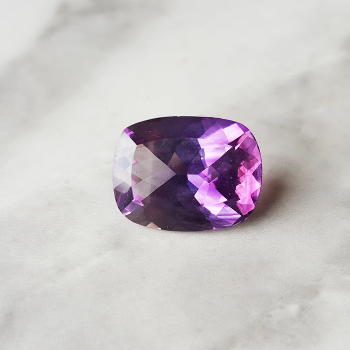 Elongated Cushion Cut Vintage Arizona Amethyst Gem