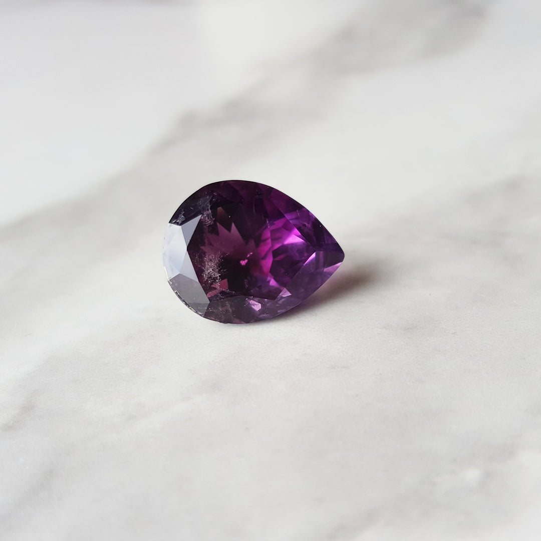 Pear Cut Vintage Arizona Amethyst Gem