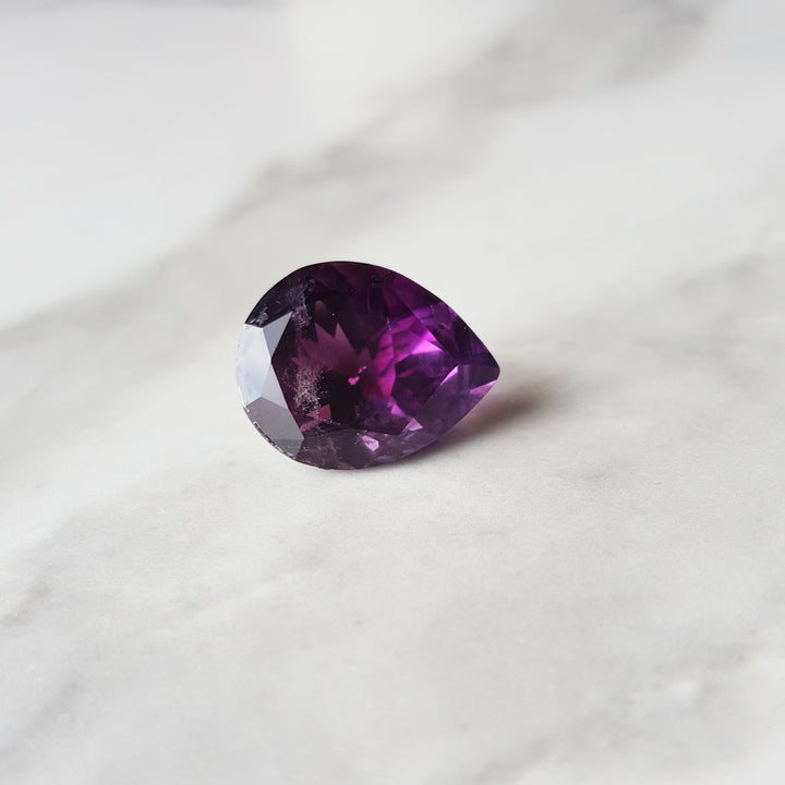 Pear Cut Vintage Arizona Amethyst Gem