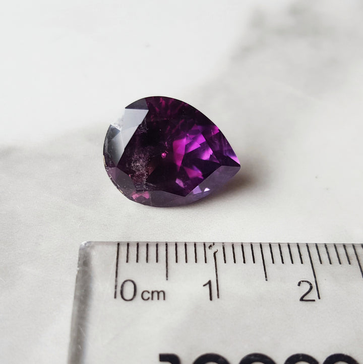 Pear Cut Vintage Arizona Amethyst Gem
