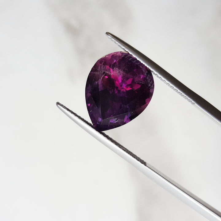 Pear Cut Vintage Arizona Amethyst Gem