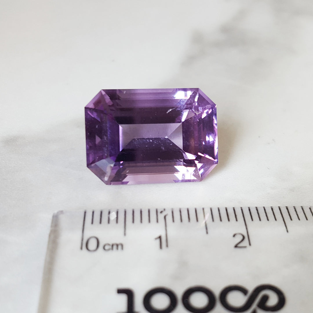 Emerald Cut Vintage Arizona Four Peaks Amethyst
