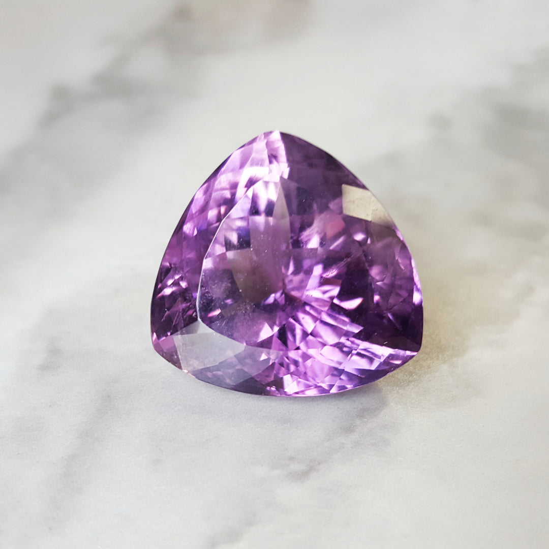 Large Trillion Cut Vintage Arizona Amethyst Gem