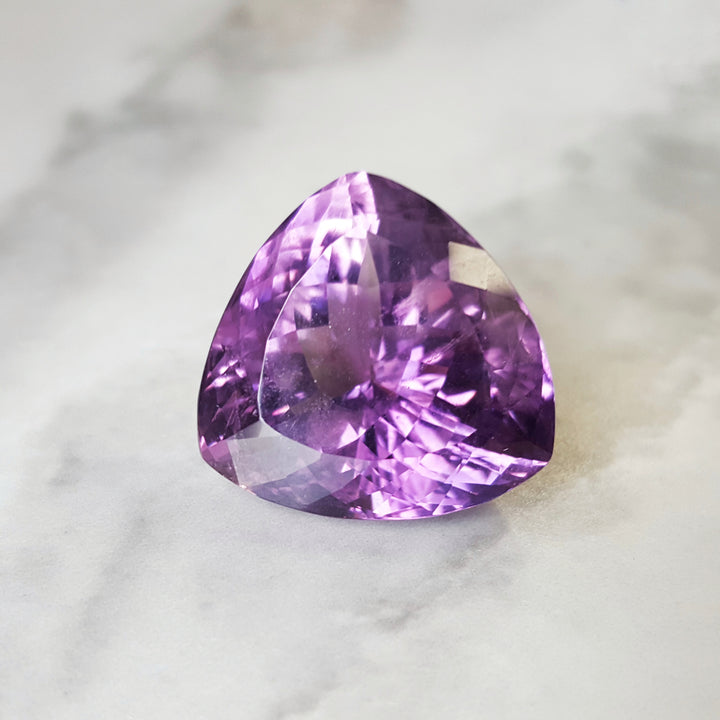Large Trillion Cut Vintage Arizona Amethyst Gem