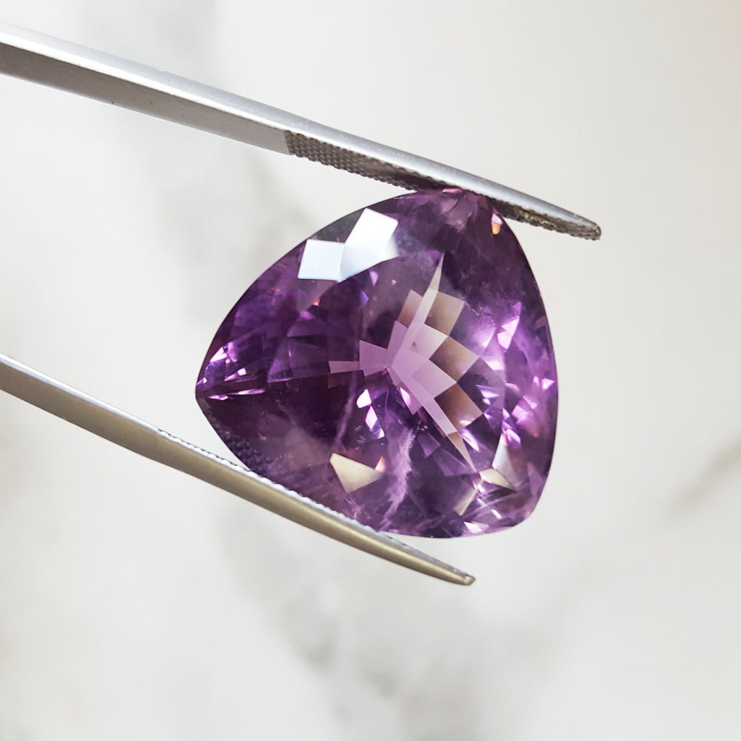 Large Trillion Cut Vintage Arizona Amethyst Gem