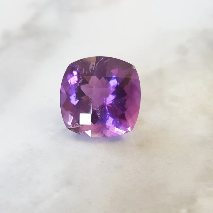 Cushion Cut Vintage Four Peaks Amethyst
