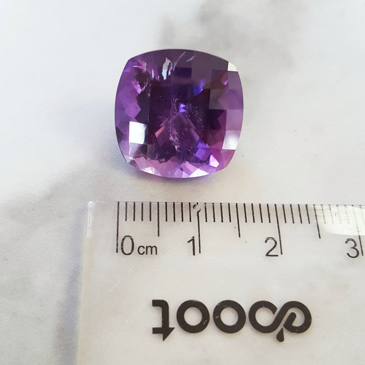 Cushion Cut Vintage Four Peaks Amethyst