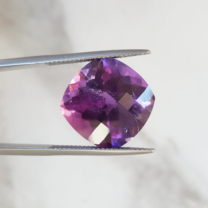 Cushion Cut Vintage Four Peaks Amethyst
