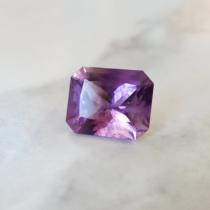 Radiant Cut Vintage Arizona Four Peaks Amethyst