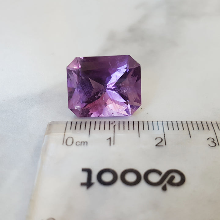 Radiant Cut Vintage Arizona Four Peaks Amethyst