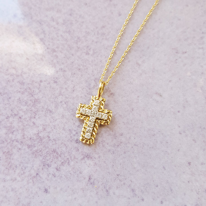 Petite Statement Cross Pendant