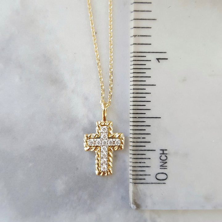Petite Statement Cross Pendant
