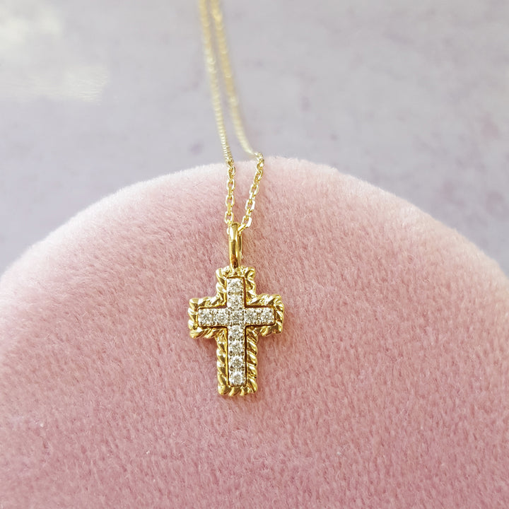 Petite Statement Cross Pendant